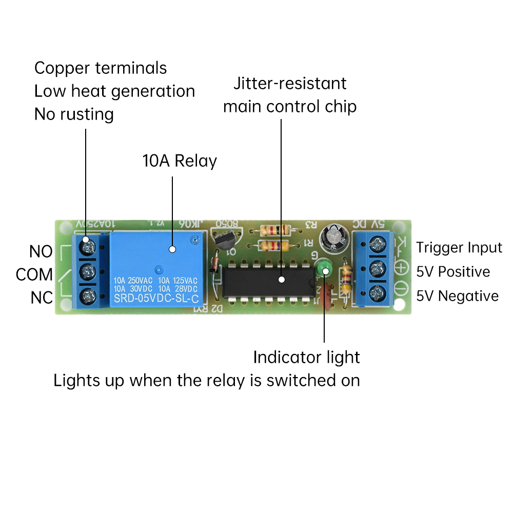 DC 5V Flip-Flop Latch Relay Mo - Shelly Relay Module ulasan dan harga