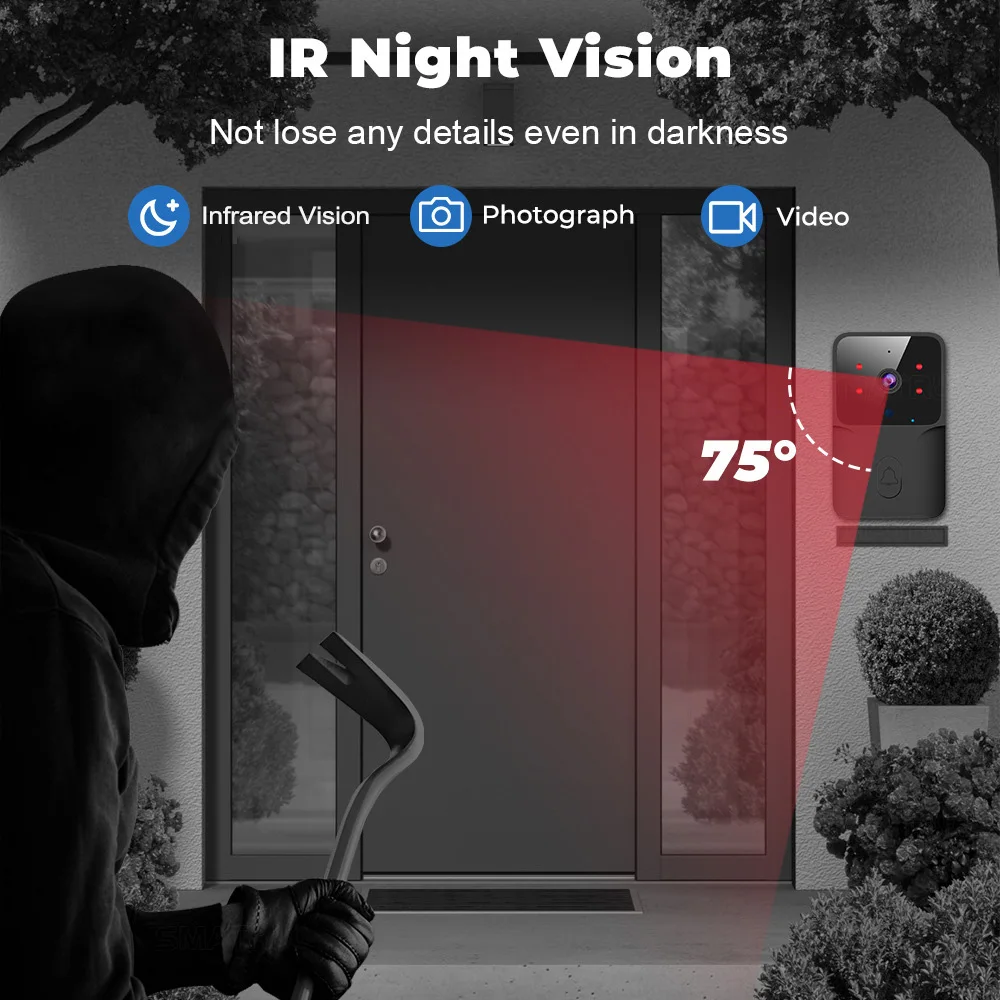 2026 WiFi Video Doorbell 1080P - Smart Doorbell Wired ulasan dan harga
