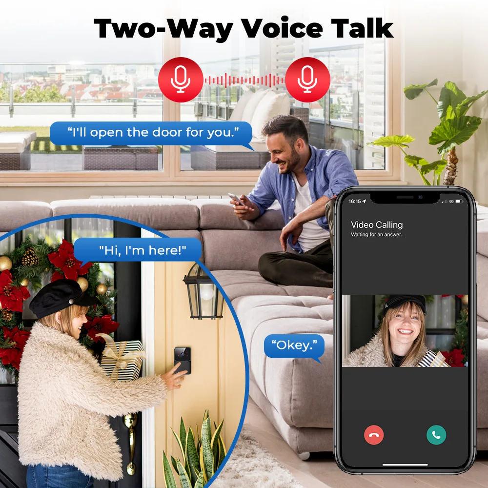 2026 WiFi Video Doorbell 1080P - Smart Doorbell Wired ulasan dan harga
