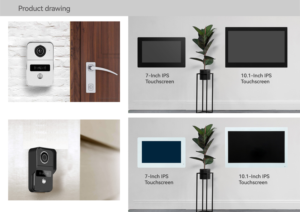 For add 1pcs LCD TUYA 2-wire 1 - Smart Doorbell Wired ulasan dan harga
