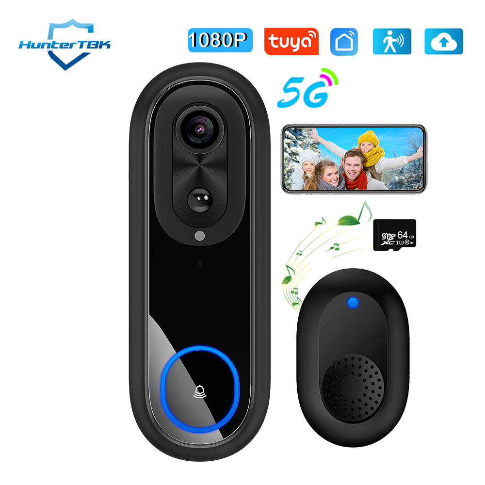 5G 2.4G WiFi Video Doorbell 10 - Smart Doorbell Wired ulasan dan harga