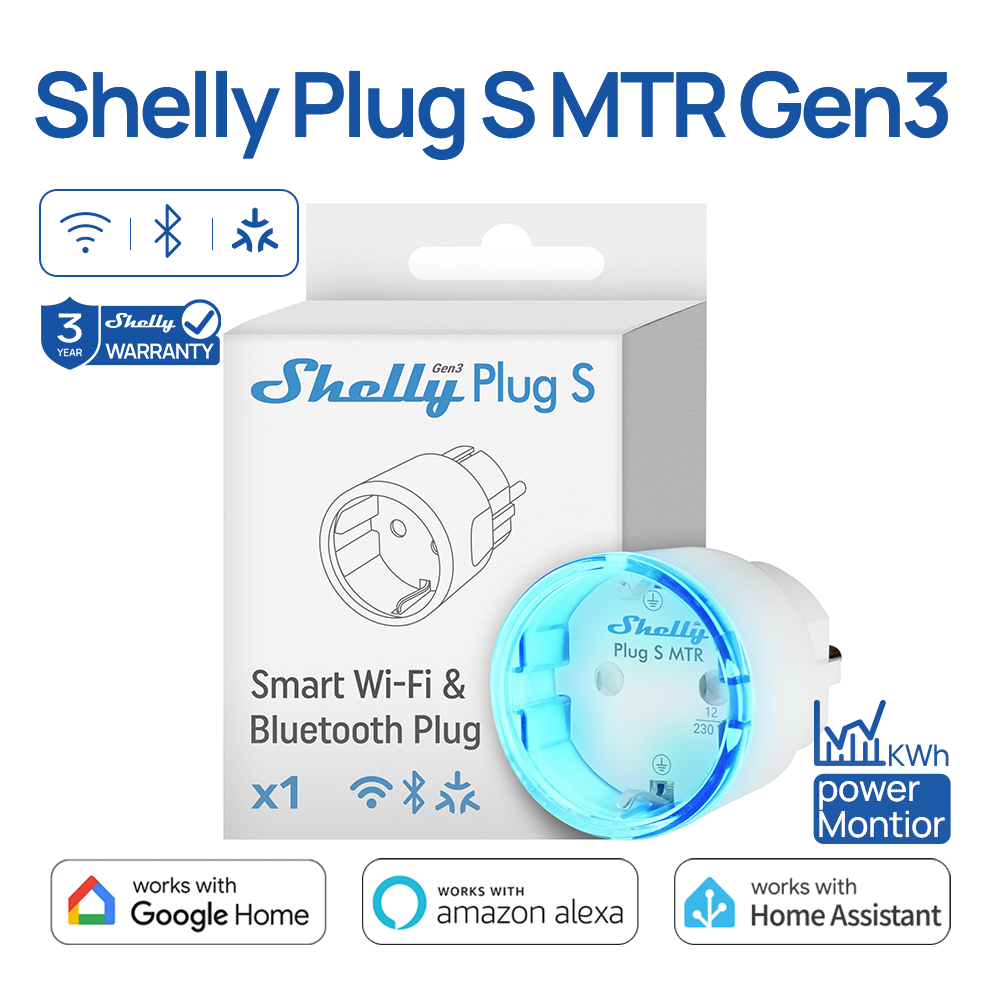 Shelly Plug S MTR Gen3 Matter  - Shelly Relay Module ulasan dan harga