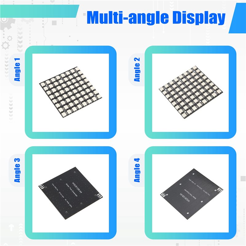 2025 Trend WS2812 LED 5050 RGB - Rgb Led Matrix 8X8 ulasan dan harga