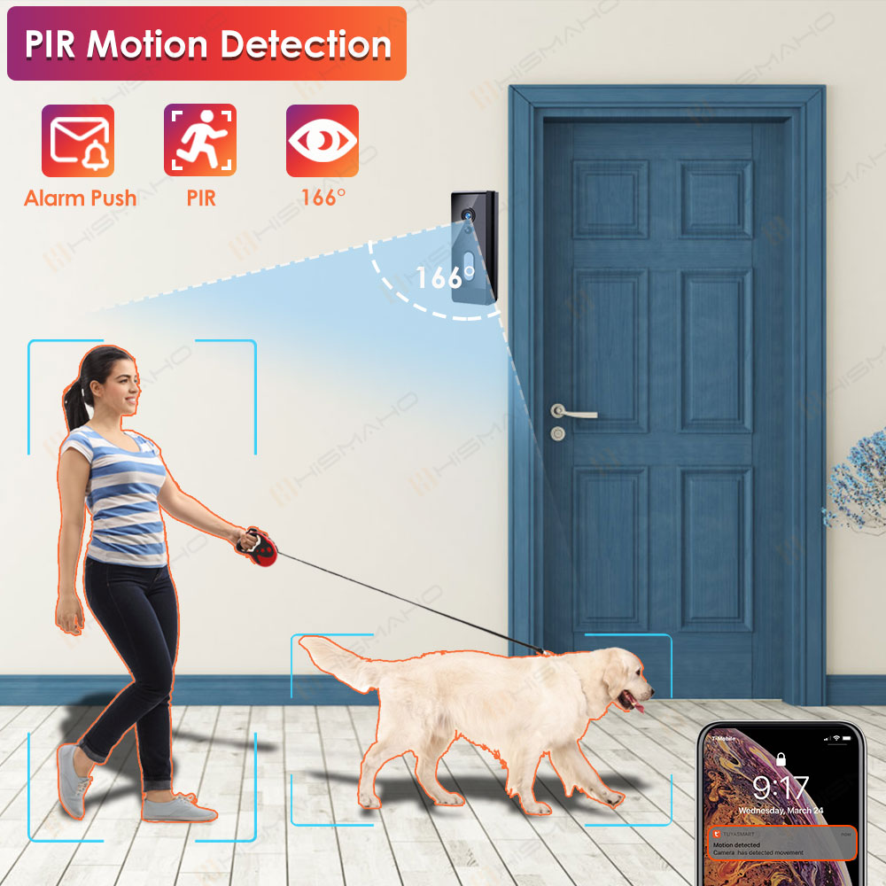 Tuya WiFi Doorbell Camera Outd - Smart Doorbell Wired ulasan dan harga