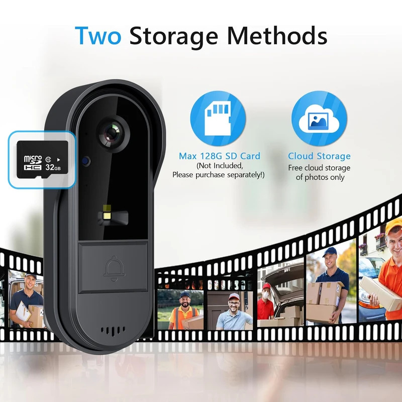 Tuya WiFi doorbell  2-way HD 1 - Smart Doorbell Wired ulasan dan harga