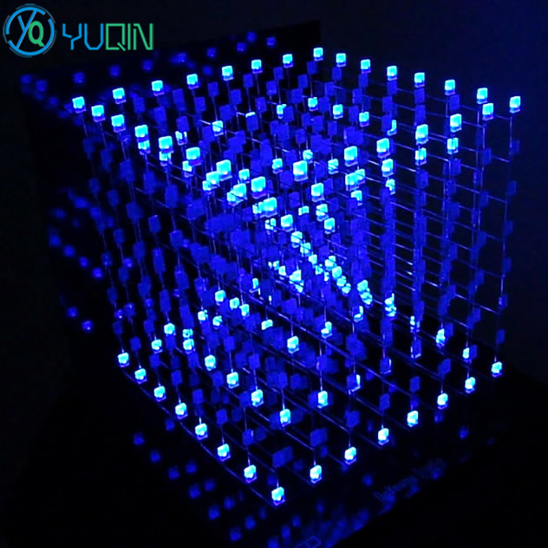 DIY 3D8 LED Cube Kit 8x8x8 wit - Rgb Led Matrix 8X8 ulasan dan harga