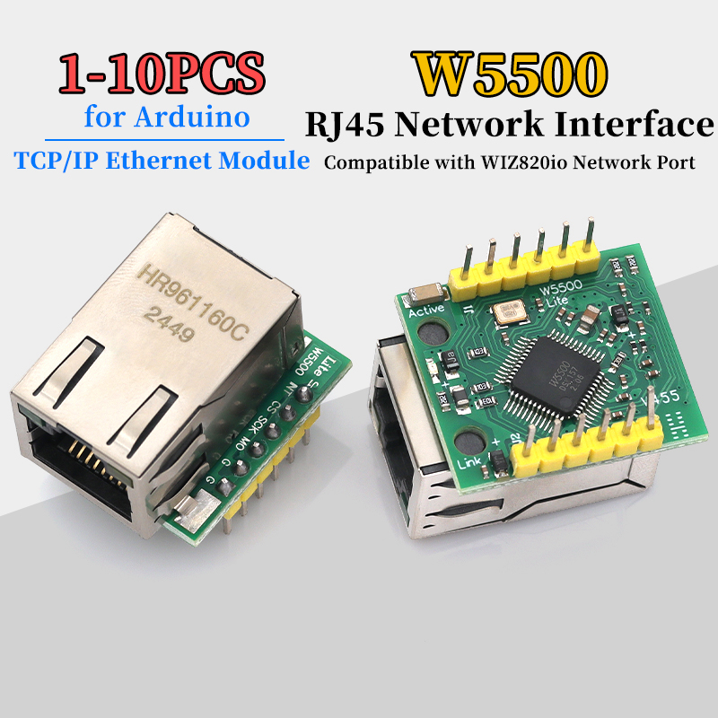 1/5/10Pcs W5500 Module TCP/IP  - Ethernet Module W5500 ulasan dan harga