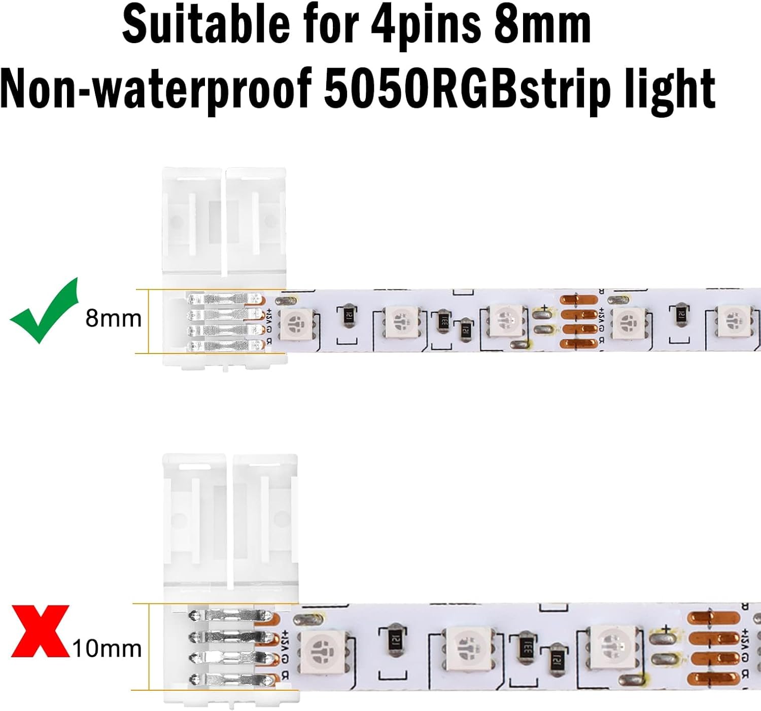 8mm-10mm 4-Pin I Shape LED Str - Rgb Led Matrix 8X8 ulasan dan harga