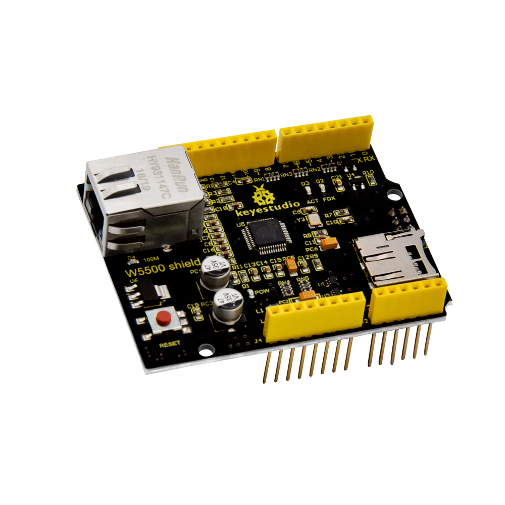 Keyestudio W5500 Ethernet Shie - Ethernet Module W5500 ulasan dan harga