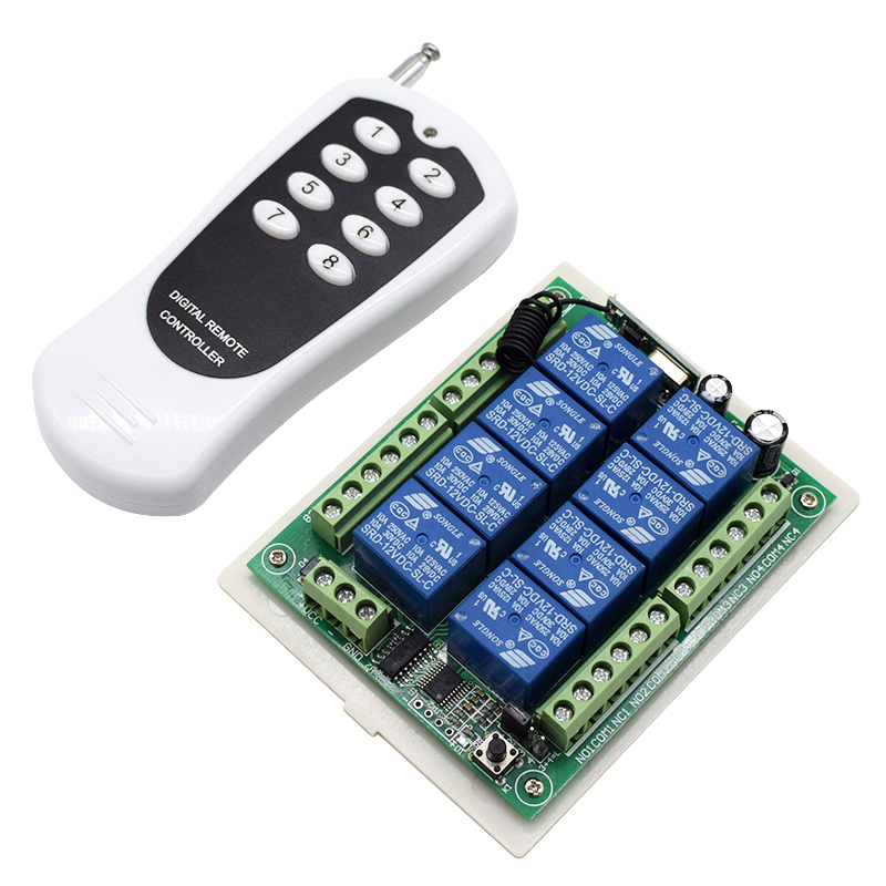 24V&12V DC 8 Channel Relay Rel - Shelly Relay Module ulasan dan harga
