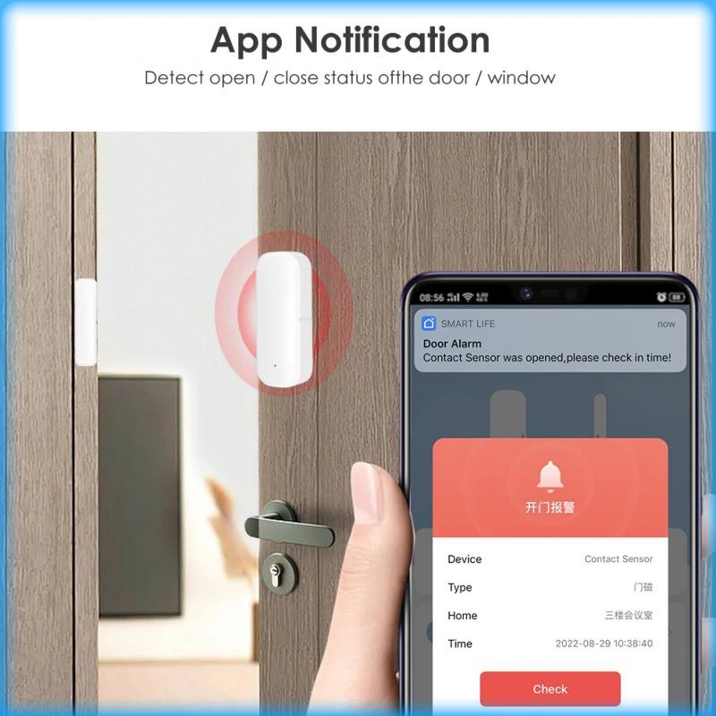 Tuya Wi-Fi Smart Door And Wind - Home Automation Technology ulasan dan harga