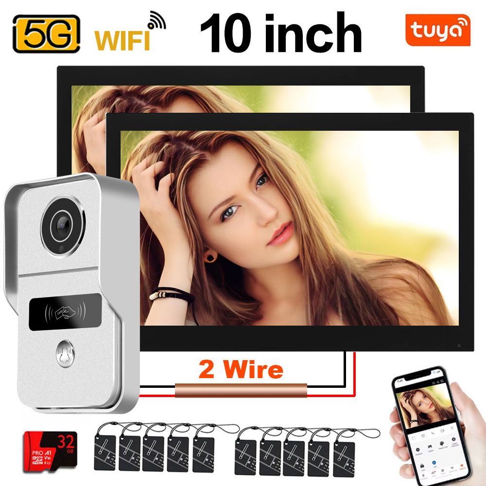 Tuya 1080P 5G Wifi 7/10 Inch 2 - Smart Doorbell Wired ulasan dan harga