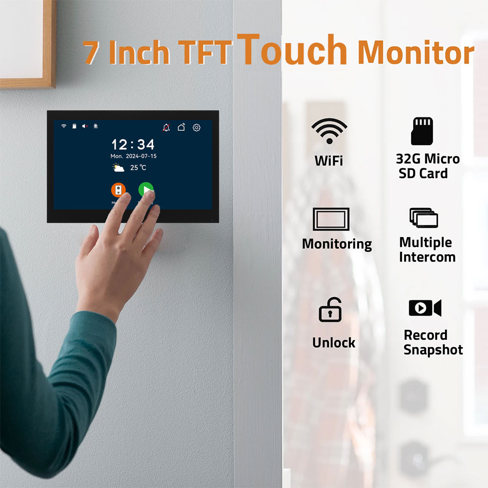 New 2 Wires Tuya Wifi Video In - Smart Doorbell Wired ulasan dan harga
