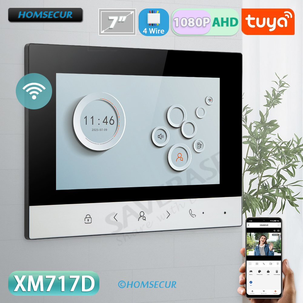 Tuya Smart WIFI Indoor Monitor - Smart Doorbell Wired ulasan dan harga