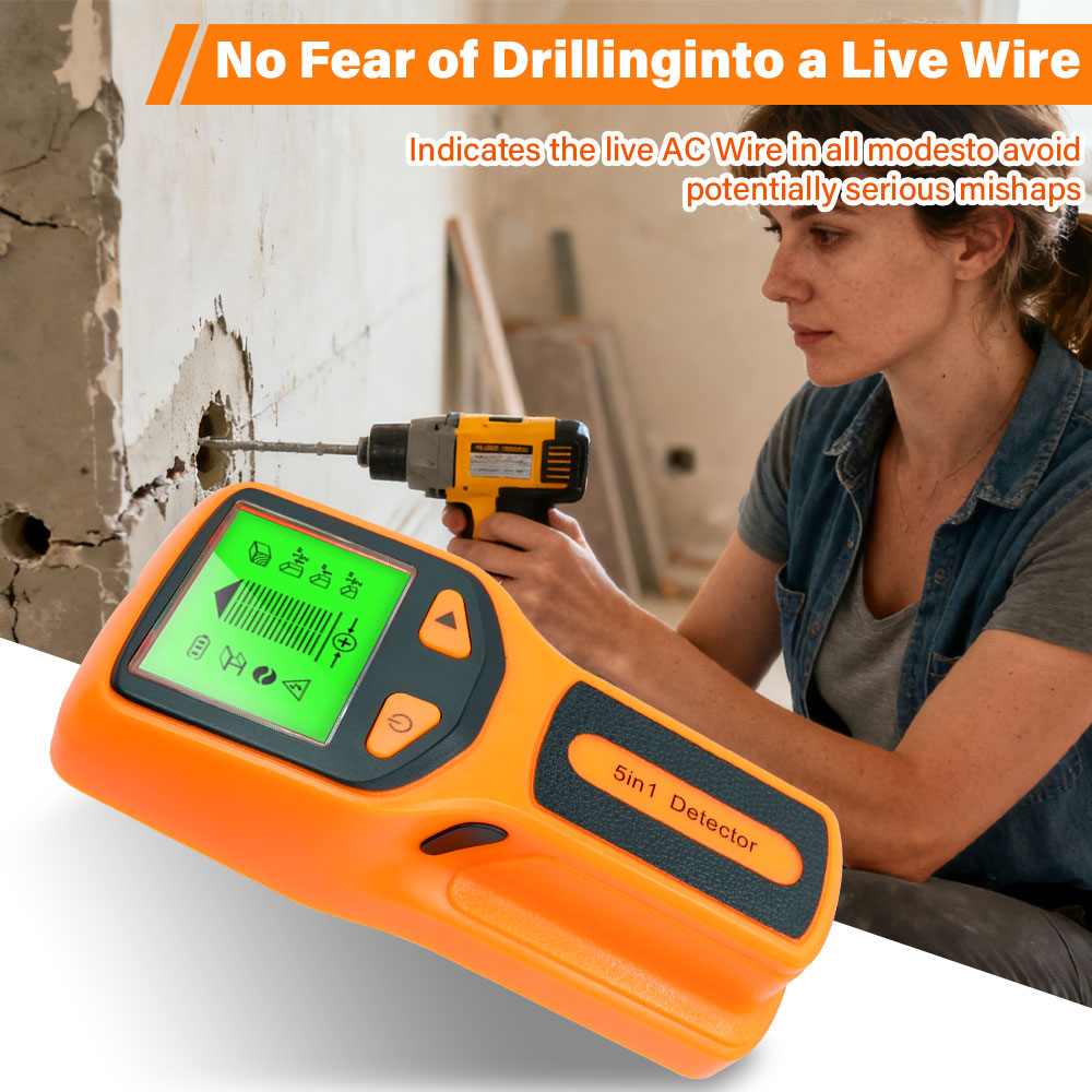 Handheld 5 in 1 Digital Wall S - Water Leak Detector Wired ulasan dan harga