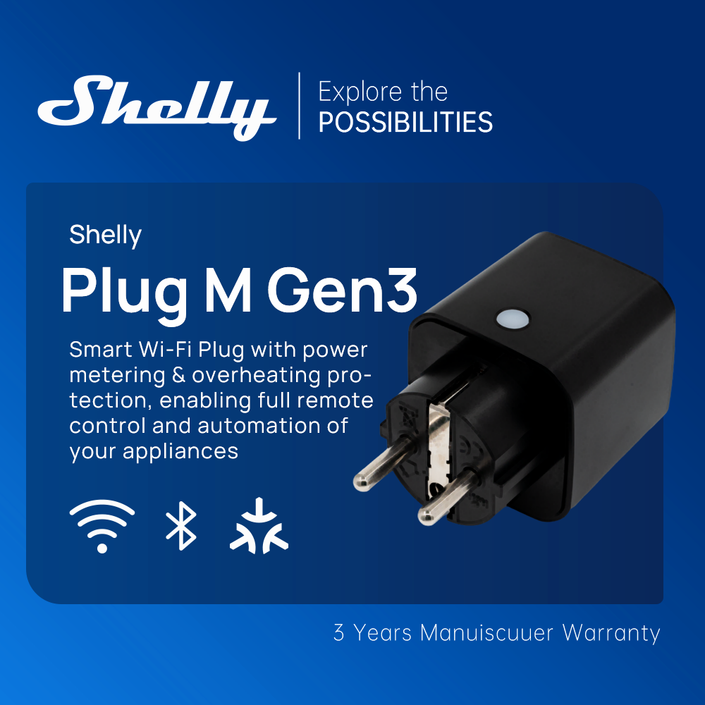 Shelly Plug M Gen3 WiFi Smart  - Shelly Relay Module ulasan dan harga