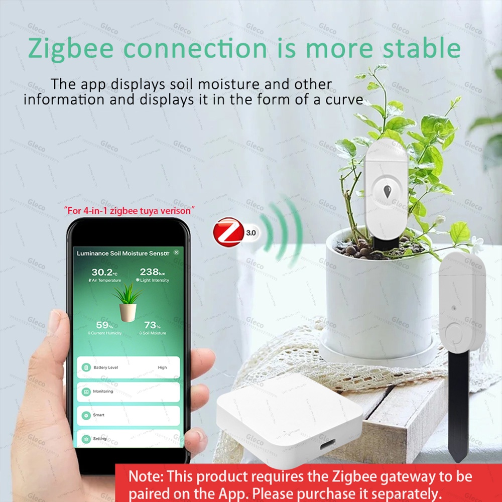 Zigbee Soil Moisture Sensor Me - Home Automation Technology ulasan dan harga