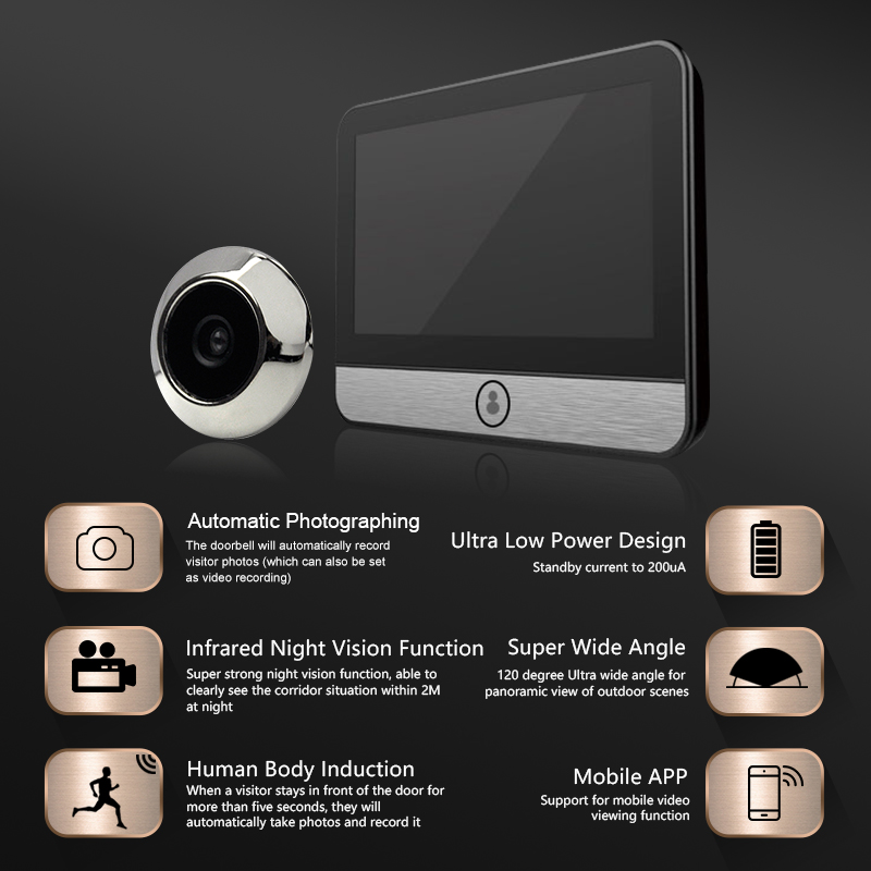 Smart tuya APP security protec - Smart Doorbell Wired ulasan dan harga