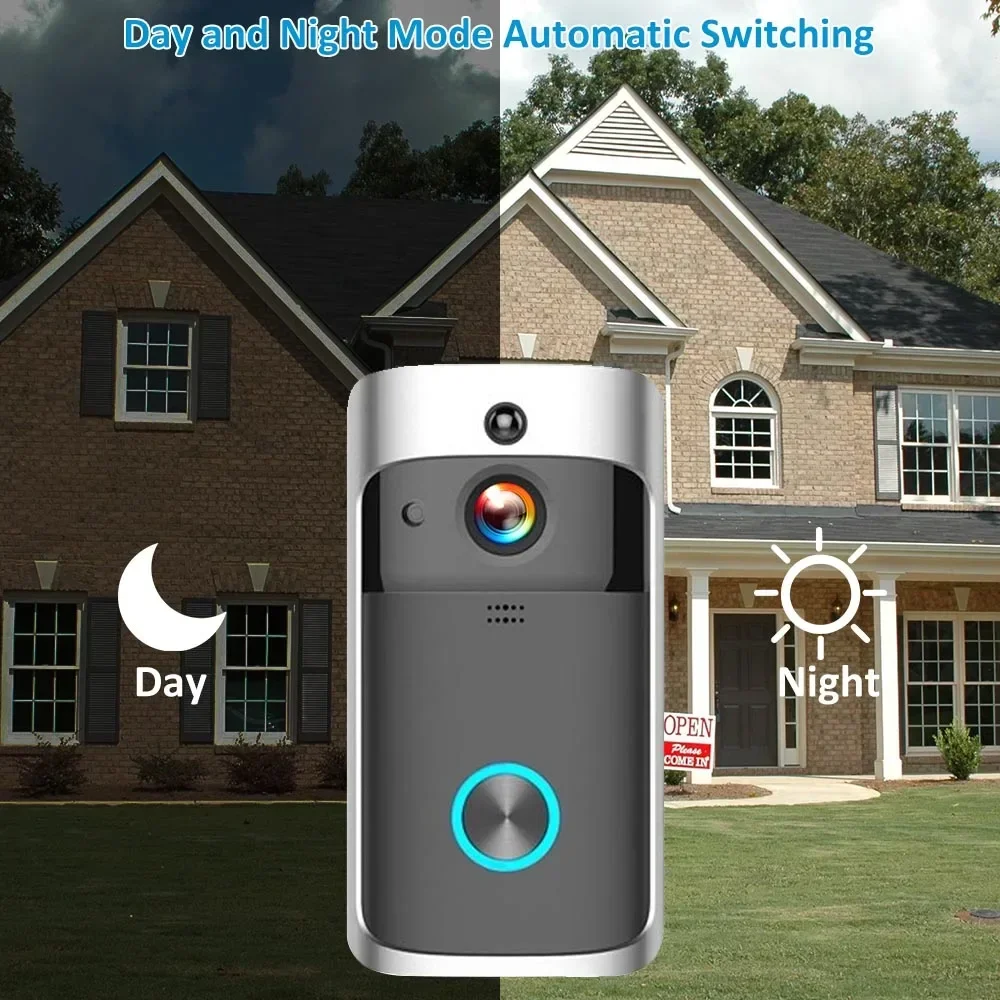 720P HD Smart Home Wireless WI - Smart Doorbell Wired ulasan dan harga