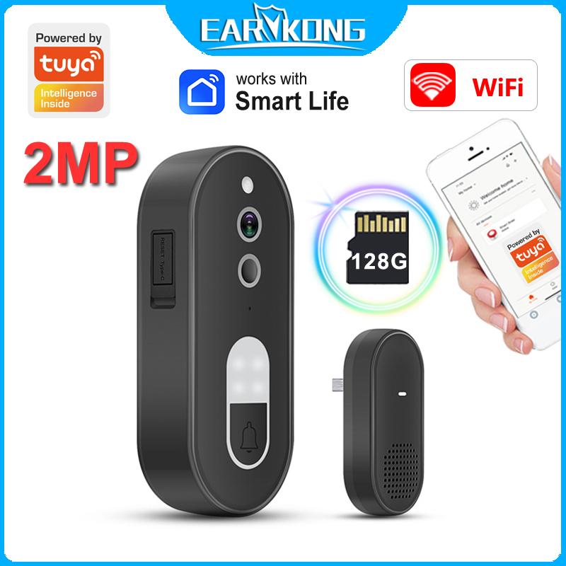 WiFi Video Doorbell Work With  - Smart Doorbell Wired ulasan dan harga