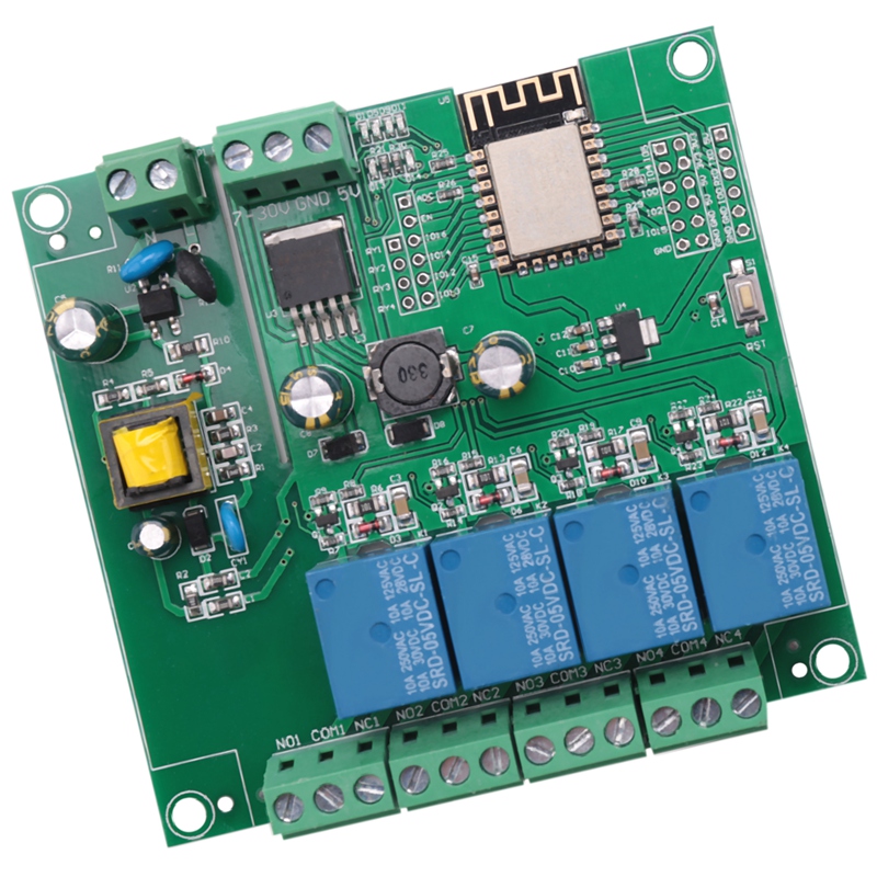 ESP8266 Wireless WIFI 4 Channe - Relay 8 Channel Board ulasan dan harga