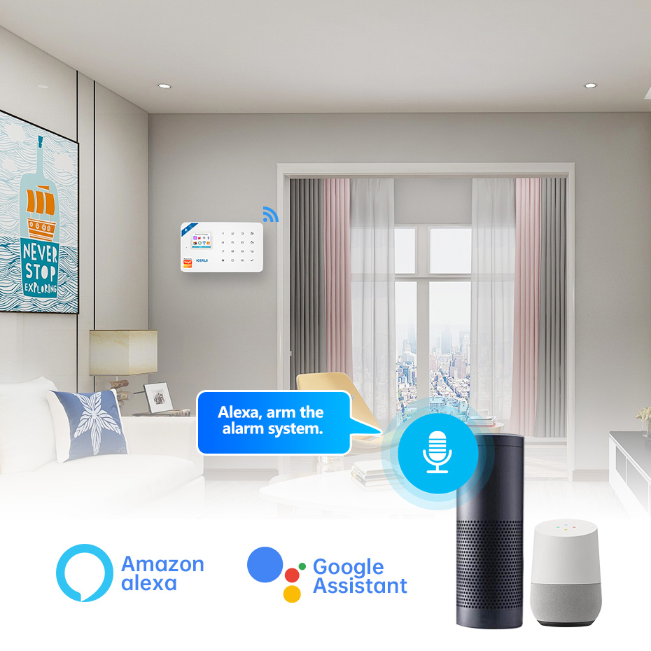 KERUI Security Alarm System Ki - Smart Home Automation Diy ulasan dan harga