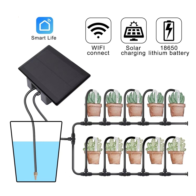 WIFI Solar Automatic Watering  - Smart Home Automation Diy ulasan dan harga