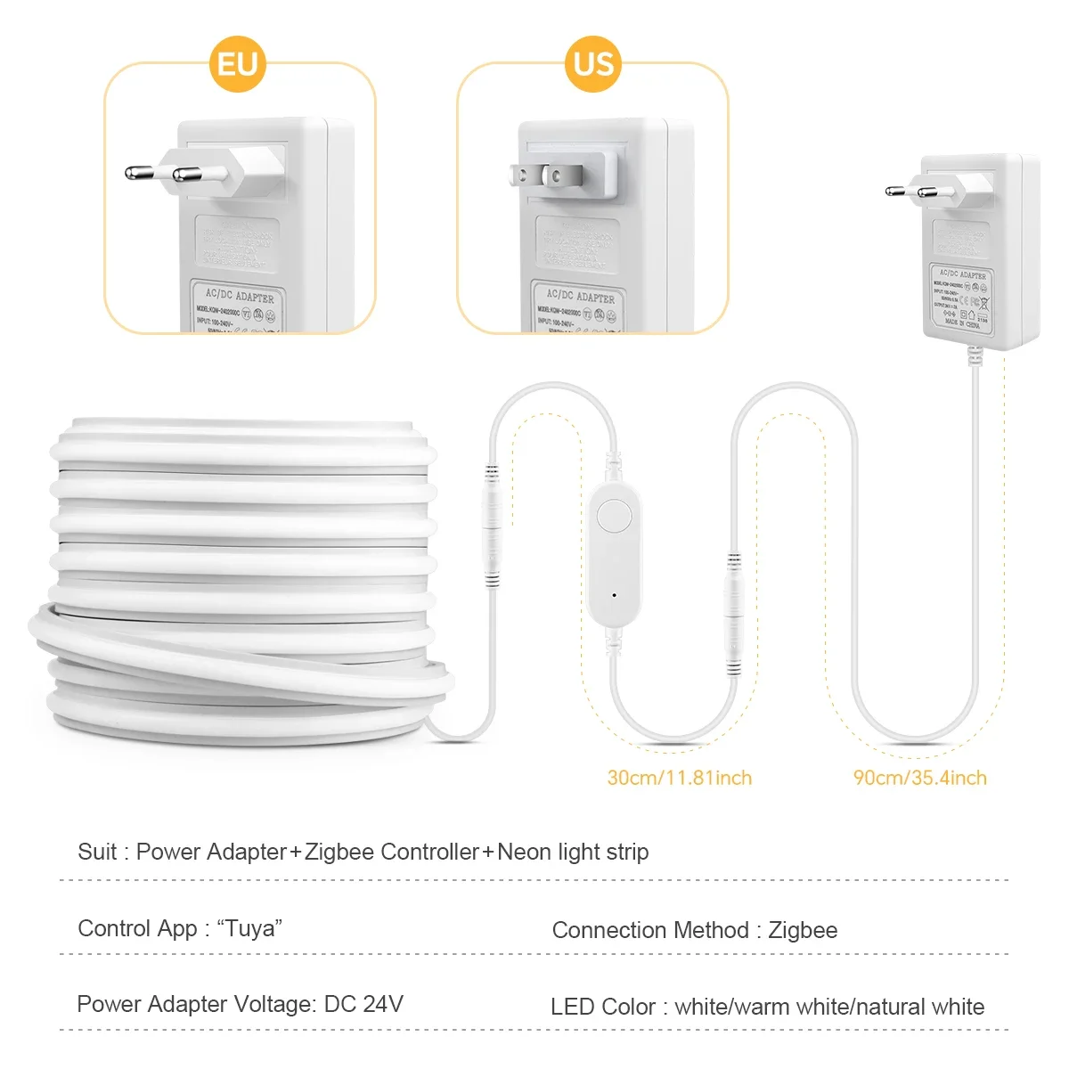 Zigbee 3.0 24V Neon LED Strip  - Zigbee Coordinator Stick ulasan dan harga