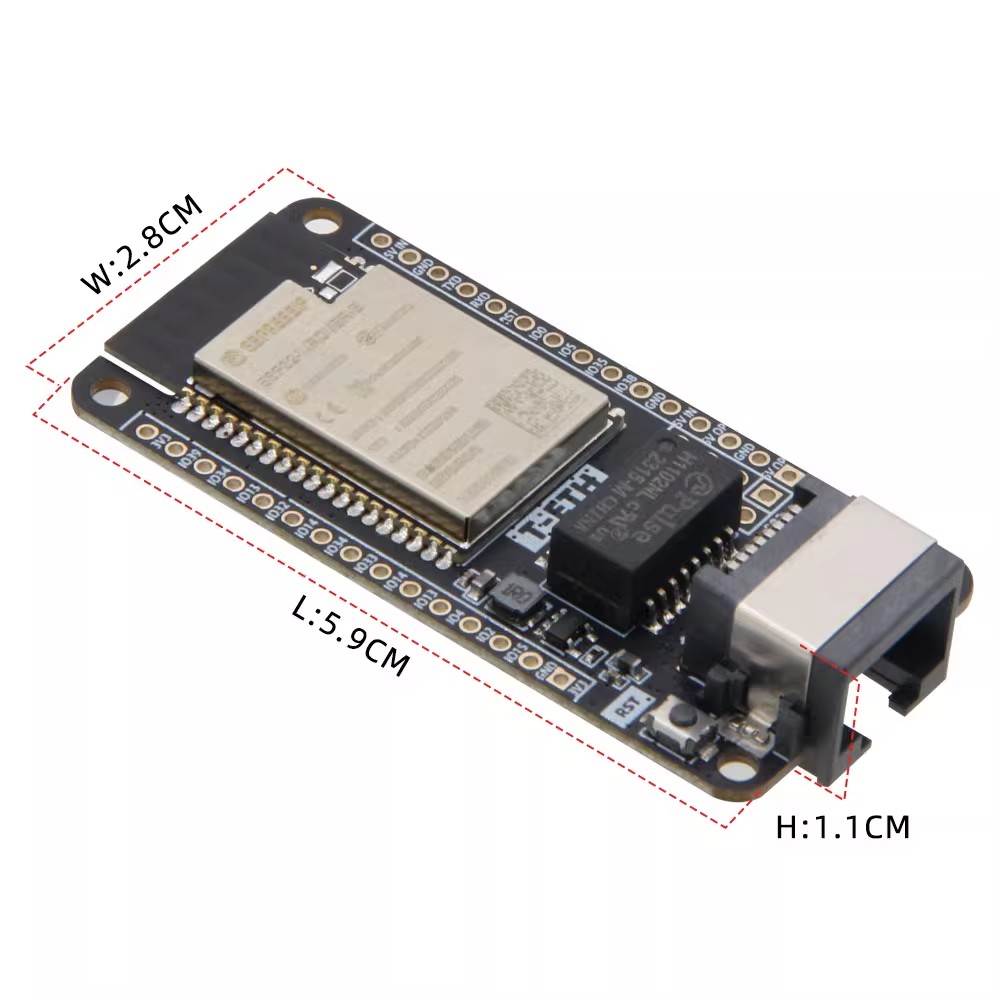LILYGO T‑ETH‑Lite Dev Board,ES - Ethernet Module W5500 ulasan dan harga