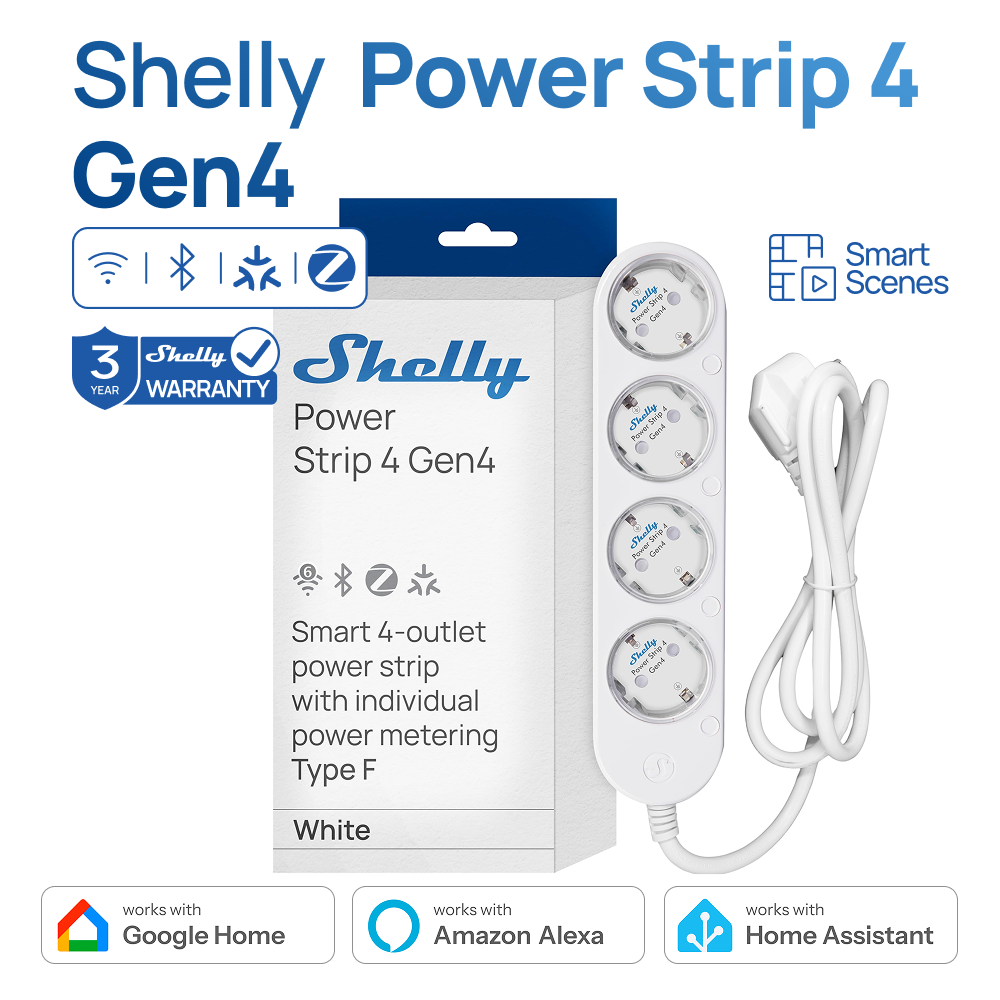Shelly Power Strip 4 Gen4 Smar - Shelly Relay Module ulasan dan harga