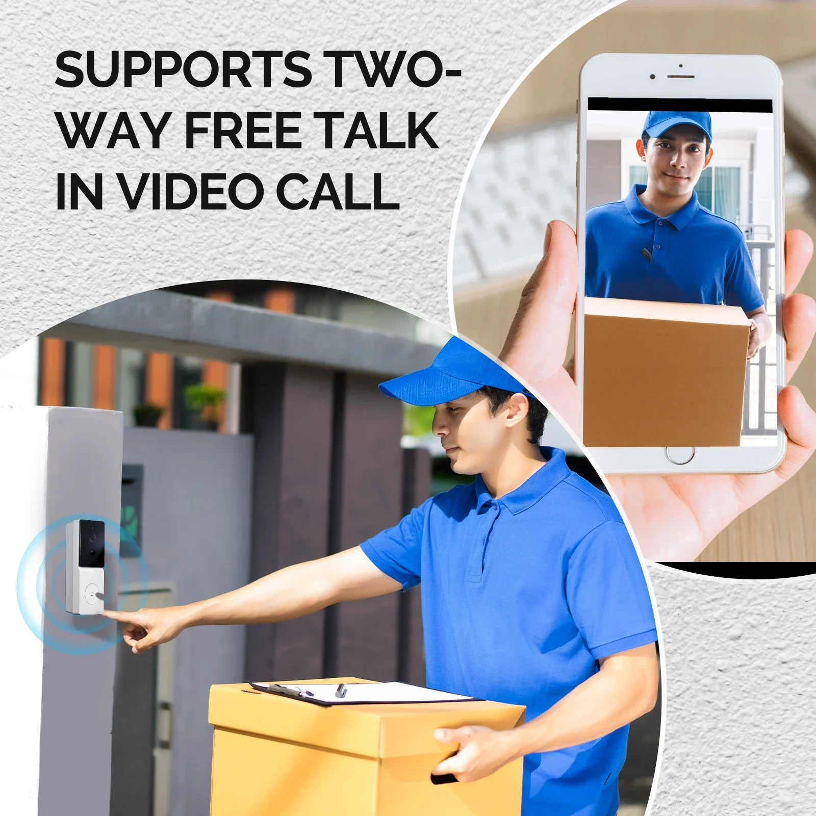 MOES Tuya Smart WiFi Video Doo - Smart Doorbell Wired ulasan dan harga